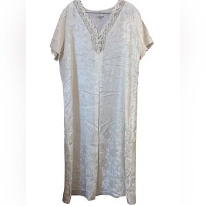 Vintage Eve Stillman  Cream Lace Nightgown Large